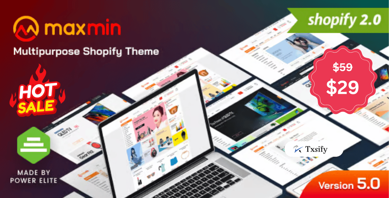 MAXMIN - Dropshipping AliExpress Clone Shopify OS 2.0 Theme